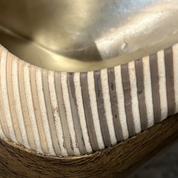 Jessica Simpson Colie Wood Platform Heels Size 10 - Picture 13 of 14